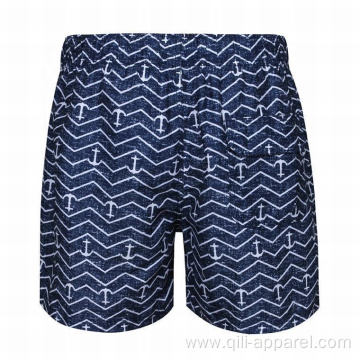 Printed Shorts Swimwear for Mature Men Swim Shorts